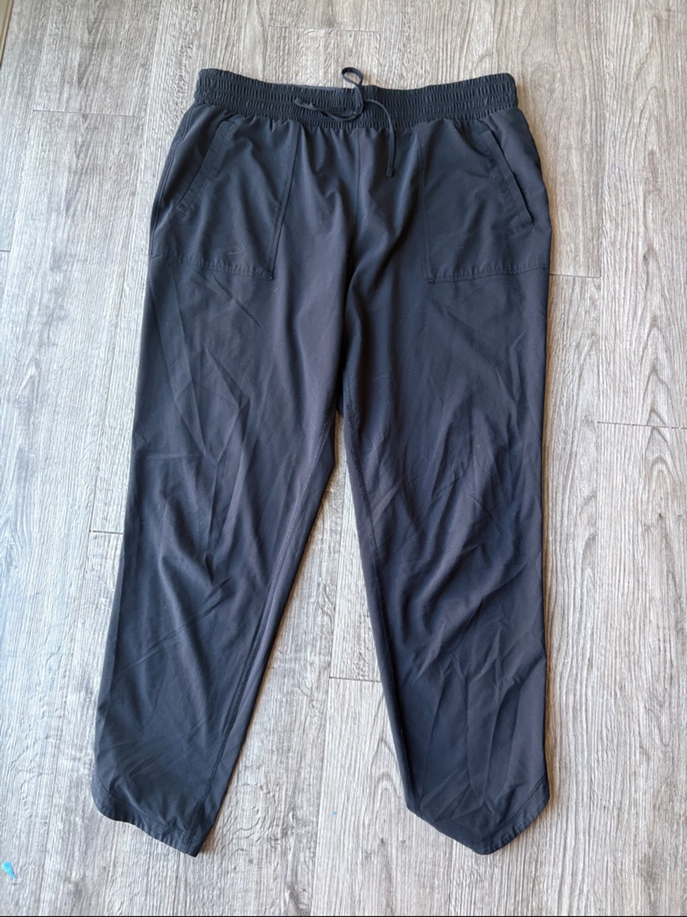 Prana Black Active Drawstring Joggers